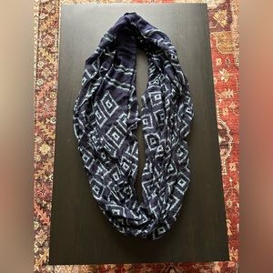 Blue Infinity Scarf